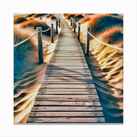 Path To The Beach Canvas Print