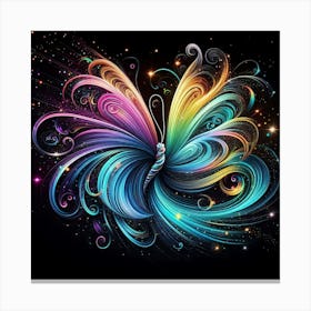 Neon colorfull wall art 2 Canvas Print