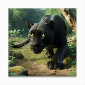 Black Panther Canvas Print