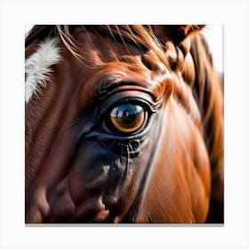 Eye Of A Horse 22 Canvas Print