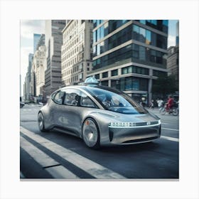 Futuristic Car 2 Canvas Print