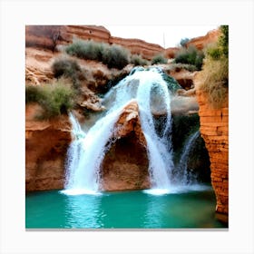 Fayoum Waterfalls (6) Canvas Print