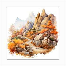 Autumn In The Mountains 1 Canvas Print