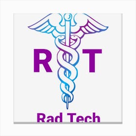 Radiology Technician Technologist Rad X Ray Tech Canvas Print