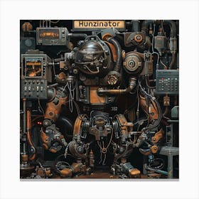 HunzINator 3 Canvas Print