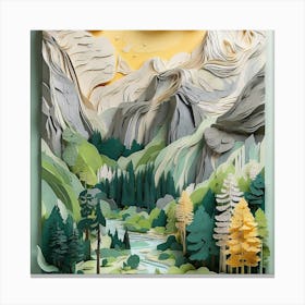 Yosemite Landscape Canvas Print