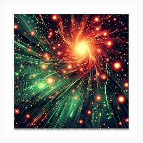 Radiant Sparks 30 1 Canvas Print