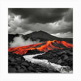 Lava Flow 7 Canvas Print