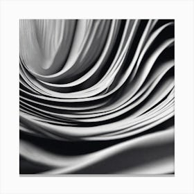 Abstract Black And White Photo Canvas Print