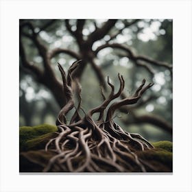 Roots Of A Tree Canvas Print