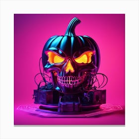 Halloween Skull Canvas Print