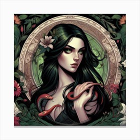 Elven Woman Canvas Print