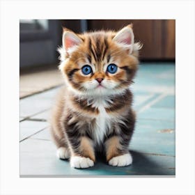 cute cat Canvas Print