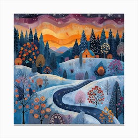 Winter Landscape 2 Canvas Print