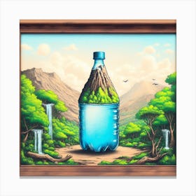 Save Water Drink Art Print 3 Canvas Print