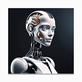 Robot Woman 25 Canvas Print