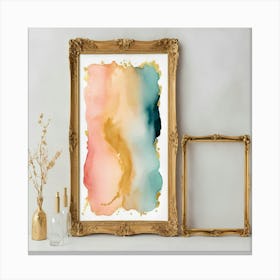 Watercolor Painting Canvas Print