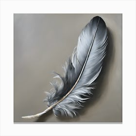 Feather Painting Canvas Print