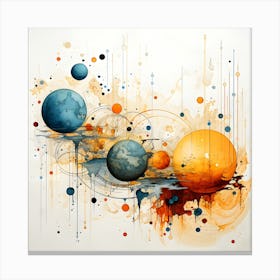 Planets - Solar System 3 Canvas Print