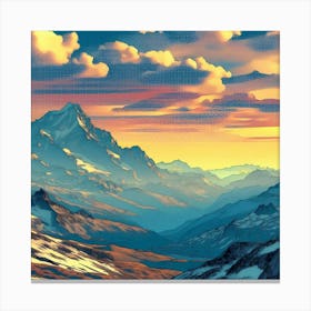 Alpine Serenity 4 1 Canvas Print