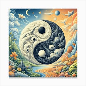 Yin Yang 1 Canvas Print