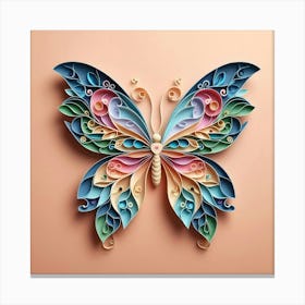 Paper Butterfly Art 2 Canvas Print