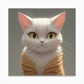 Miss Catty Canvas Print