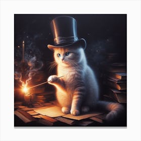 Magician Cat 1 Canvas Print