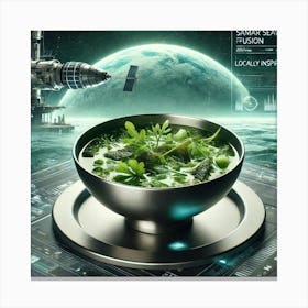 Samar Seaweed Fusion Scifi Canvas Print