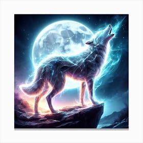 Howling Wolf Canvas Print