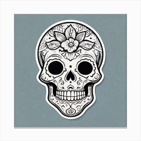 Sugar Skull 7 Canvas Print