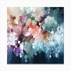 Abstract Floral Painting Canvas Print