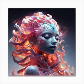 Ethereal Woman Canvas Print