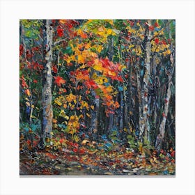 Autumn In The Woods 11 Canvas Print