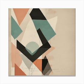 Abstract Geometric Painting Canvas Print