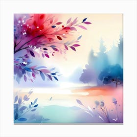 Watercolor Painting 54 Canvas Print