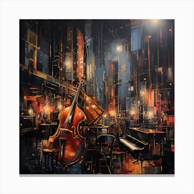 Night In The City Canvas Print