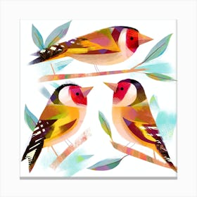 Goldfinches Canvas Print