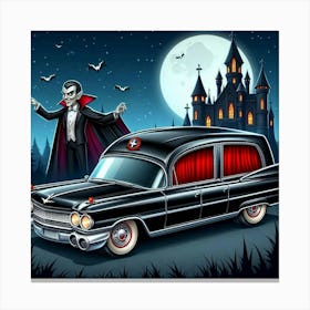 Dracula Car 1 Canvas Print