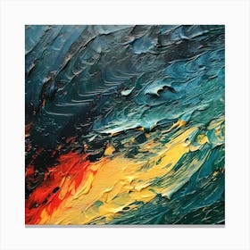 Brushstroke Bliss Canvas Print