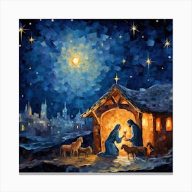 Nativity Scene 22 Canvas Print
