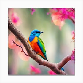 Colorful Bird Canvas Print