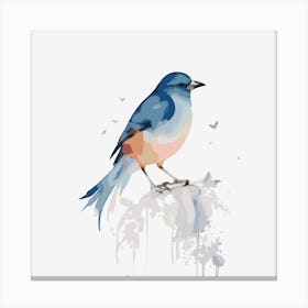 Watercolor Bird Canvas Print
