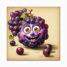 Purple Grapes 3 Canvas Print