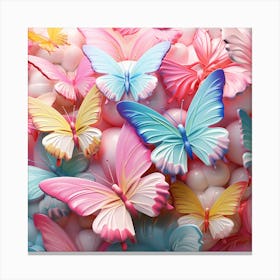 Colorful Butterflies 27 Canvas Print