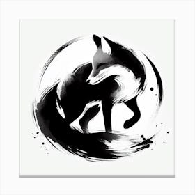 Fox Painting 3 Canvas Print