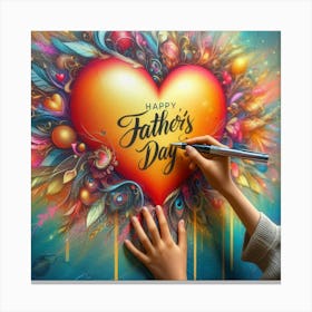 Happy Father'S Day 7 Canvas Print