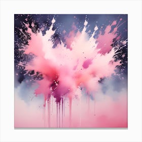 Abstract splash Canvas Print