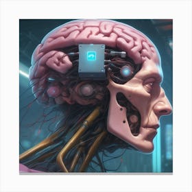 Artificial Brain 67 Canvas Print