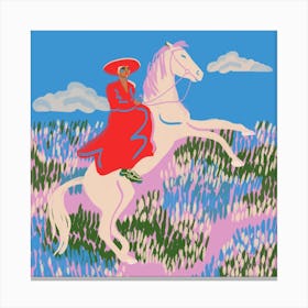 Horse 2 Square Canvas Print